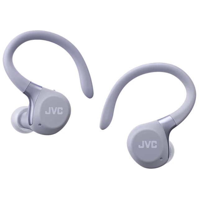 Alt view image 2 of 7 - Fitness Series True Wireless Sport Earbuds with Adjustable Hooks, Active Noise Cancelling, Ambient Sound Mode, IP57 Waterproof, 40hr Long Battery Life, App EQ, Low Latency, Mic HAEC75TV Violet