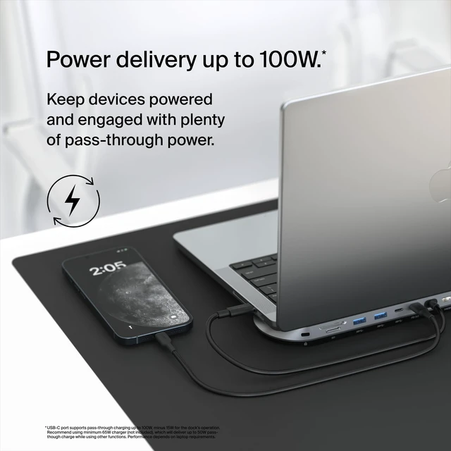 Alt view image 4 of 7 - USB-C Multiport Adapter, Space Gray Expands USB-C laptop connectivity for MacBook, Chromebook, and PC, compact design for desk or travel, space gray finish