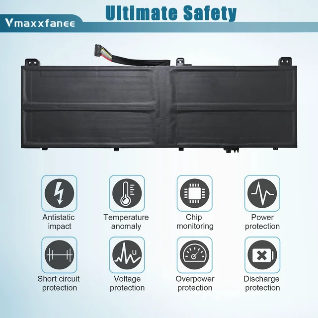 Alt view image 4 of 7 - L22C4PA1 L22M4PA1 Laptop Battery Replacement for Lenovo Yoga 7 2-in-1 14IML9 14AHP9 16IML9 16AHP9 / Yoga 7 14IRL8 14ARP8 16IRL8 16ARP8 Series 5B11K38966 L22D4PA1