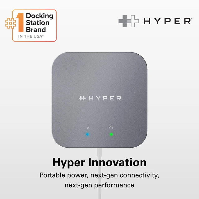 Alt view image 7 of 7 - Drive Dual Monitor Thunderbolt Dock - 4K60Hz HDMI Thunderbolt Docking Station -7-in-1 Dock - Slim, Portable, Powerful