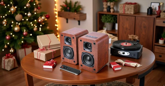 Alt view image 7 of 7 - Bluetooth Powered Bookshelf Speakers 3" Woofer, 30W*2,Optical/Auxiliary /TV-ARC Inputs. Powered Speakers for Record Player,Turntable, PC, TV