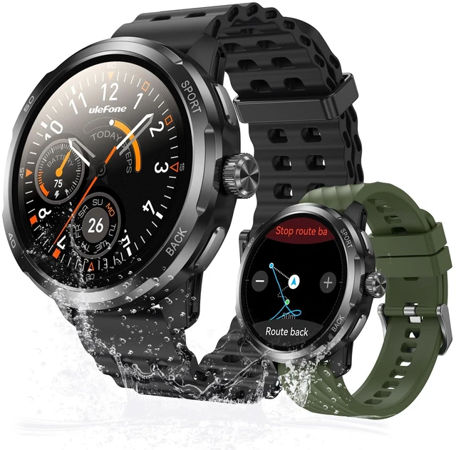 Main image of Armor Watch Pro Military Smart Watches for Men, 1.50" AMOLED Corning Screen, 5ATM Waterproof MIL-STD-810H, 100+ Sports Modes/GPS/AI/Heart Rate/Sleep/SpO2 Monitor, Men's Fitness Tracker Watch