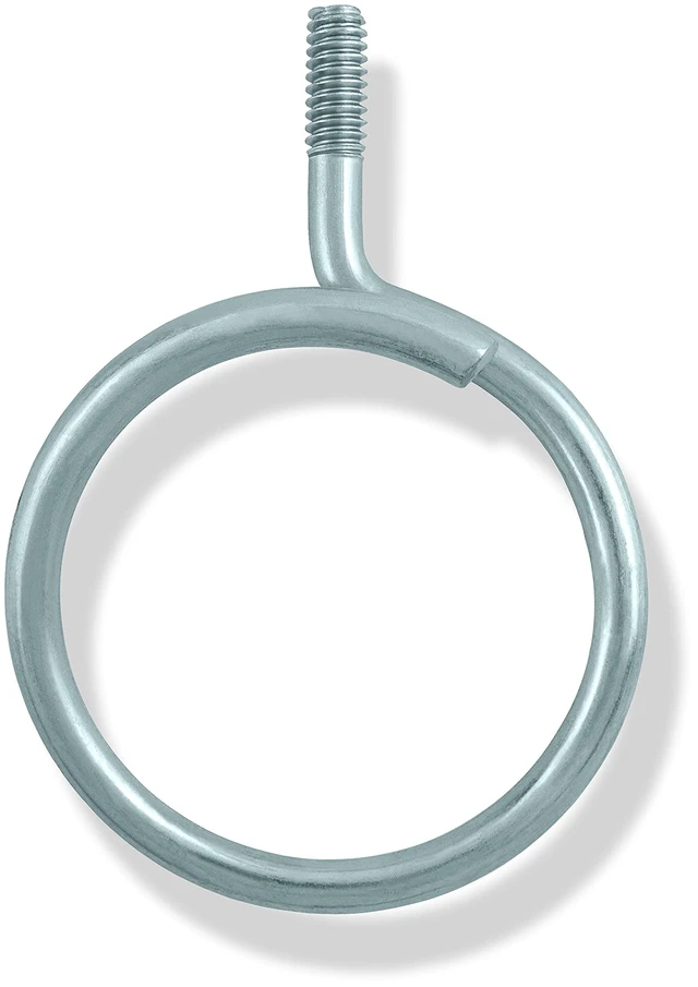 Main image of Premium Heavy Duty Bridle Rings 100 Pack 2 Inch Diameter, 1/4"-20 Thread Professional Threaded Cable & Wire Support Hangers (Zinc-Plated Steel)