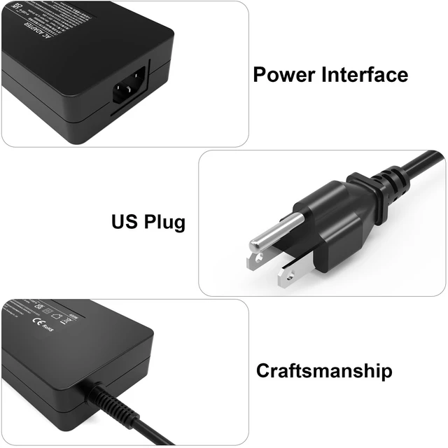 Alt view image 6 of 6 - 400W Ac Adapter 20V 20A ADL400SDC3A ADL400SCC3A Compatible with Lenovo Legion Pro 7i 9i RTX 5090 5080 Gaming Laptop Charger