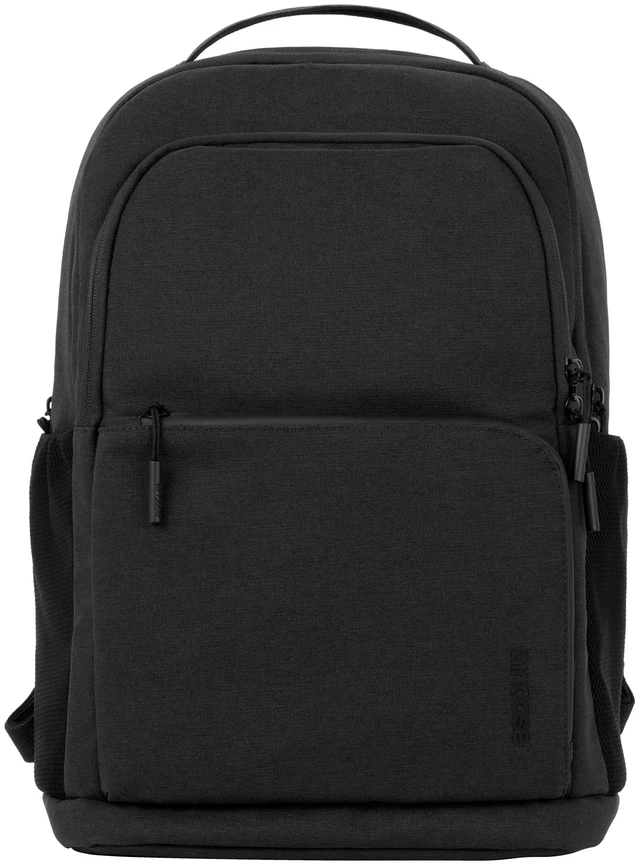 Main image of Facet 25L Durable Travel Backpack + Laptop Bag with Computer Sleeve with Quick Release Strap - Carry On Backpack (Black, 25L)