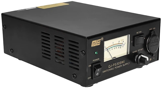 Alt view image 3 of 5 - Universal Compact Ham Radio Power Supply 30A DC 13.8V Fixed Output with Noise Offset for Mobile TransceiverSwitching Power Supply with Display for AnyTone & TYT Radio