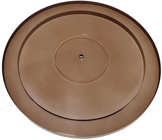 Main image of Acrylic Platter Upgrade for Pro-Ject Debut/T1/1Xpression, Music Hall MMF-2.1/2.2/2.3/3.3/5.1/5.1se/5.3/5.3se, Angels Horn, and Crosley C6 Turntables (Tinted - Dark Grey)