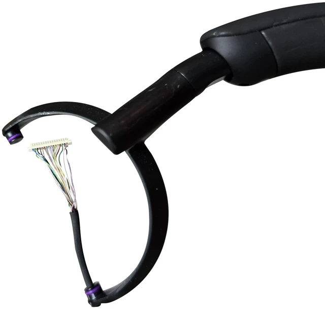 Alt view image 4 of 6 - Headband Hanger Bracket Swivel Hinge Replacement Parts for Sony WH-1000XM5 Headphone (Left+Right-Black)