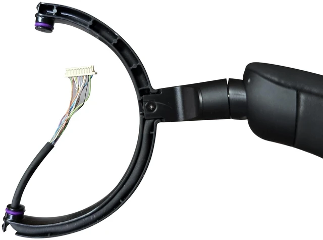 Alt view image 5 of 6 - Headband Hanger Bracket Swivel Hinge Replacement Parts for Sony WH-1000XM5 Headphone (Left+Right-Black)