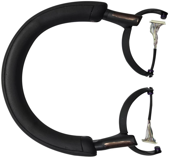 Alt view image 6 of 6 - Headband Hanger Bracket Swivel Hinge Replacement Parts for Sony WH-1000XM5 Headphone (Left+Right-Black)