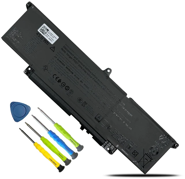 Main image of 45Wh 55JWC Laptop Battery Replacement for Dell Pro 14 Plus PB14255 14 Plus 2-in-1 PB14255 Series 0M9HTK 0RF5VP CGR5V 001WEF VMV83 0MNK2F 060GY0 11.25V 4000mAh