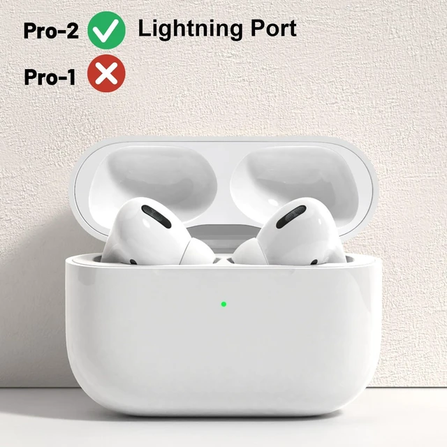 Alt view image 4 of 7 - A2698, A2699 Single Left Side Earbud Replacement for Pro2nd, Compatible with Original A2700 Charging Case with Lightning Port, Ear Cushion