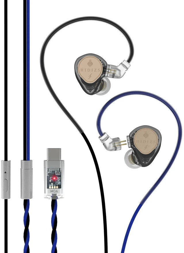Main image of ST2 Pro USB-C Earbuds Wired, Dual Magnetic Circuit 10mm Dynamique Drivers in Ear Monitor Headphones, ESS ES9218AC Pro DAC Chip, HD Mic, in-Line Control, Tpye-C DSP, OFC Cable, Black