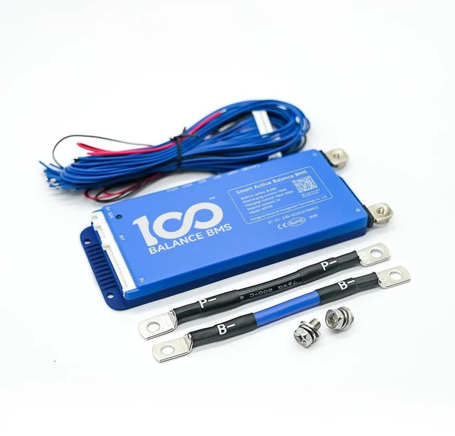 Main image of DALY Smart BMS 12V-24V 80A Built-in 1A Active Balancer Bluetooth App Monitoring. 4S-8S LiFePO4 Li-ion LTO Support. Designed for Energy Storage, RVs, Trolling Motors