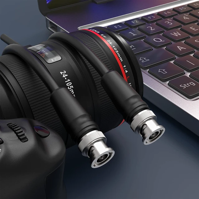 Alt view image 4 of 7 - 12G SDI Cable 75 ft, 4K@60Hz RG11 SDI Video Cable 75ohm BNC Cable 16AWG Supports 6G/3G-SDI/HD-SDI for Video Security Camera, Blackmagic SDI Converter