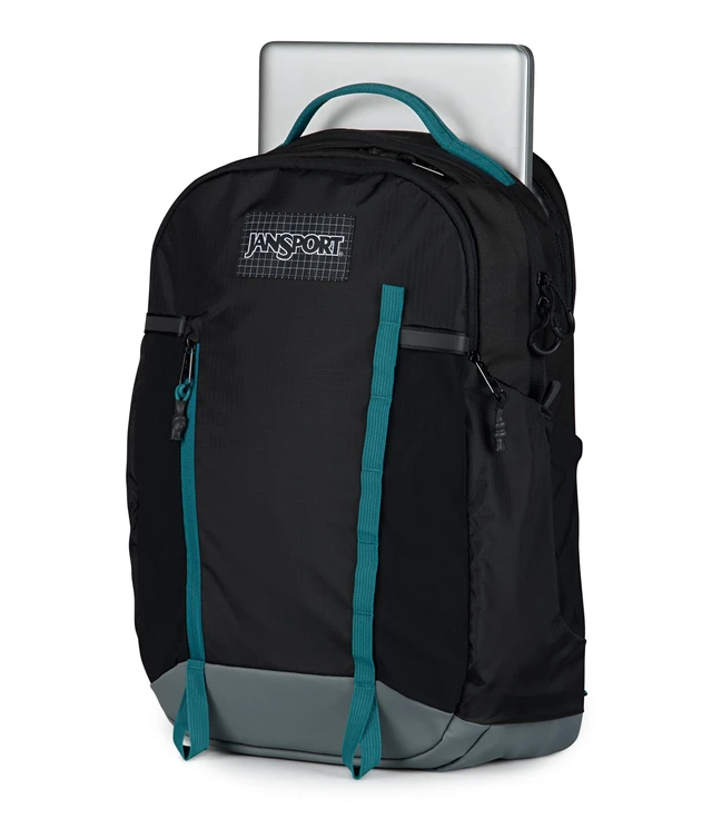 Alt view image 4 of 7 - 28L All Around Pack - Travel Backpack, Smokey Grit 15-Inch Laptop Sleeve, Versatile Rucksack w/Hydration Sleeve, Reflective Accents & Safety Whistle