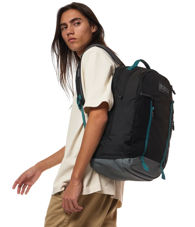 Alt view image 7 of 7 - 28L All Around Pack - Travel Backpack, Smokey Grit 15-Inch Laptop Sleeve, Versatile Rucksack w/Hydration Sleeve, Reflective Accents & Safety Whistle