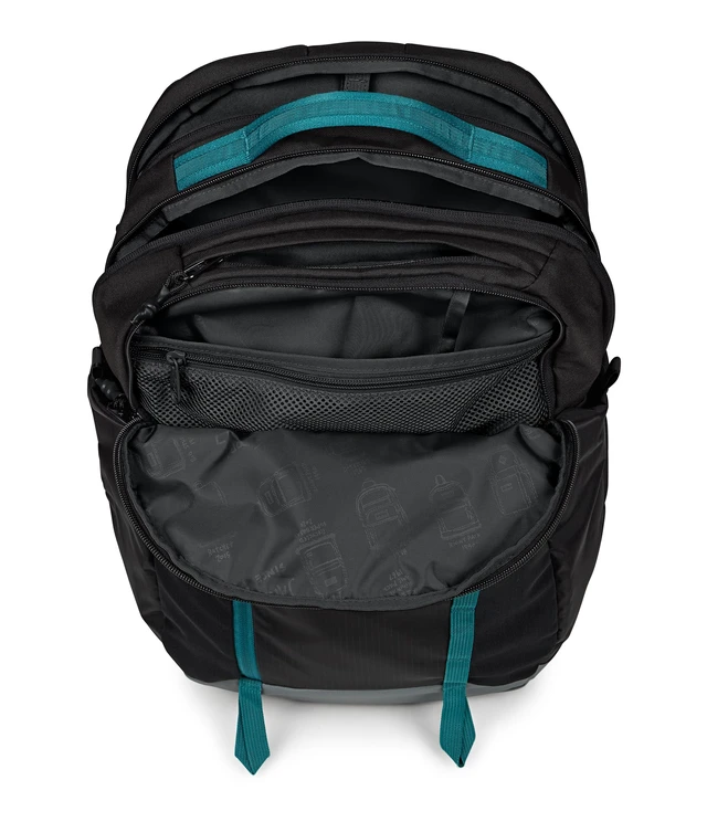 Alt view image 6 of 7 - 28L All Around Pack - Travel Backpack, Smokey Grit 15-Inch Laptop Sleeve, Versatile Rucksack w/Hydration Sleeve, Reflective Accents & Safety Whistle