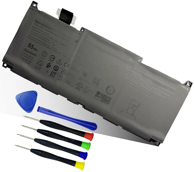 Main image of 55Wh MN79H Battery Replacement for Dell XPS 9320, XPS 13 Plus 9320, XPS 13 9340 9345 Series Notebook XPS9320-7523BLK-PUS XPS9320-7585SLV-PUS, J7H5M 0J7H5M NXRKW 0NXRKW
