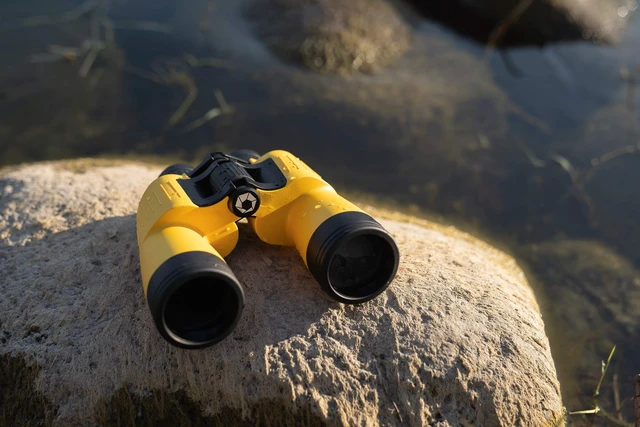 Alt view image 4 of 7 - Floatmaster 7x50 Marine Binoculars Floating, Waterproof, Fogproof, Rubber Armored Boating Binoculars with BAK-4 Prisms & Multi-Coated Optics