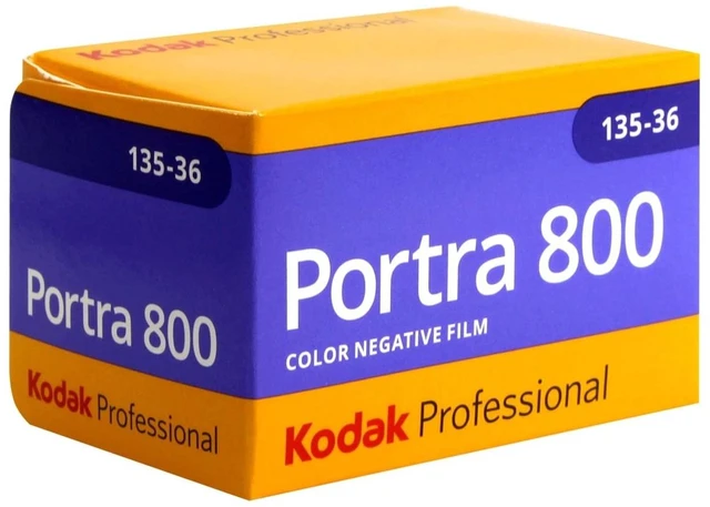 Alt view image 2 of 2 - Kodak Professional Portra 800 Color Negative Film (35mm Roll Film, 36 Exposures) - 2 Pack with Cleaning Cloth