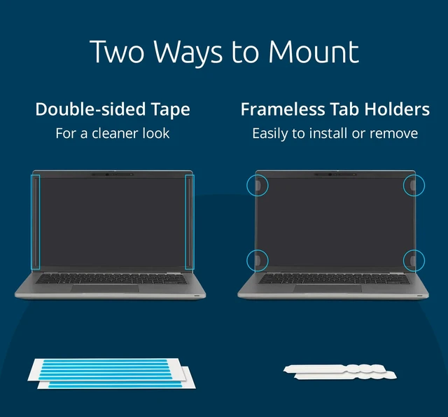 Alt view image 6 of 7 - High Clarity Privacy Screens Filter for 16 inch 16:9 Laptops, Easy Installation Privacy Filter, Anti-Glare, 2H hardness Protection, Compatible with HP Lenovo Samsung Asus HC160A169A