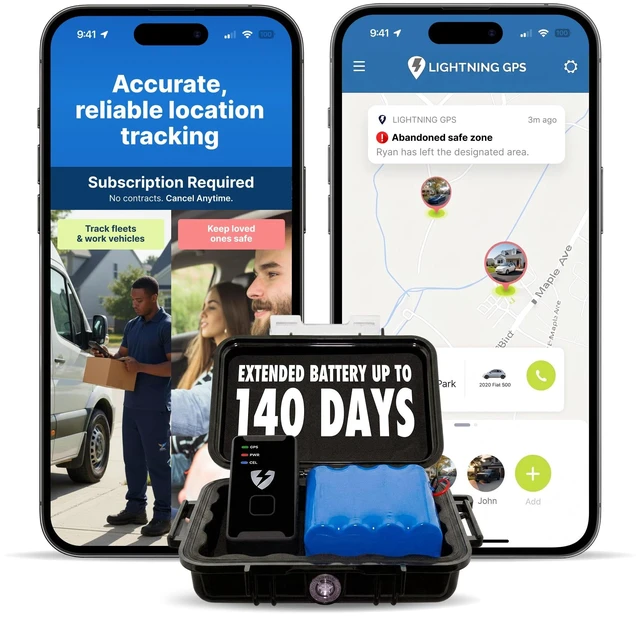 Main image of GL300 Real Time GPS Tracker, Magnetic Case, 140 Day Battery Subscription Required, GPS Tracker, Real Time Tracking, Geofencing, Speed Alerts, Waterproof, Magnetic Case, Car Tracker
