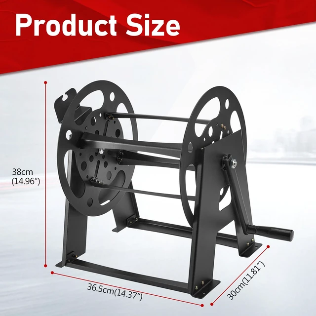 Alt view image 2 of 7 - Upgraded Heavy Duty RV Extension Cord Reel Stand 50-200 FT Power Cables Features Long-Lasting Smooth Bearings and Side Storage Rack to Organize Power Plugs and Rv Electrical Accessories Neatly