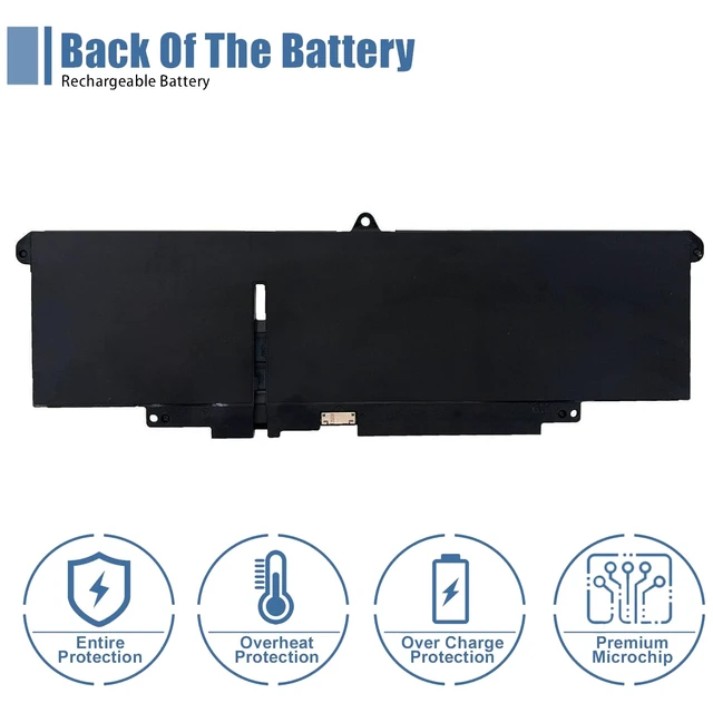 Alt view image 4 of 6 - 66DWX Laptop Battery Compatible with Dell Latitude 7340 7350 7440 7450 7640 7650 Series Notebook 086D0Y 86D0Y 00HYH8 0HYH8 11.4V 57Wh 4878mAh