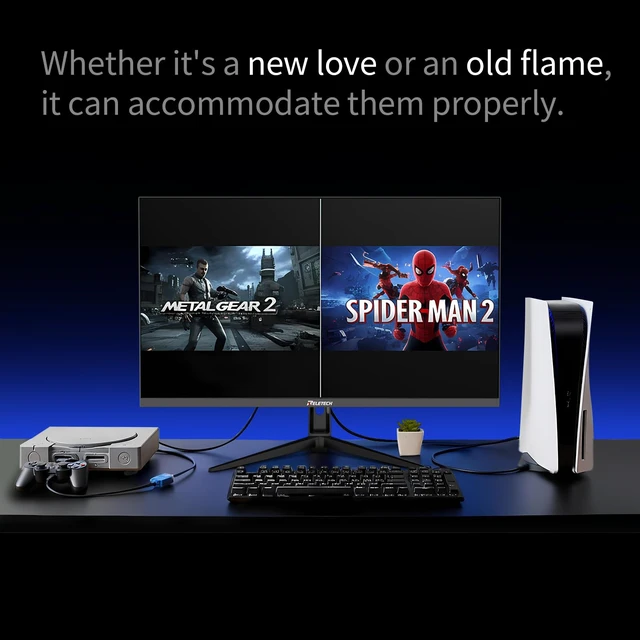 Alt view image 6 of 7 - 27 Inch 120Hz Monitor, FHD 1080P, Fast-IPS, AMD FreeSync, 100% sRGB, Low Blue Light Eye Care, 3-Side Borderless Frameless, HDMI VGA Ports, 100x100mm VESA Mount for Gaming & Office (R27 Velo)