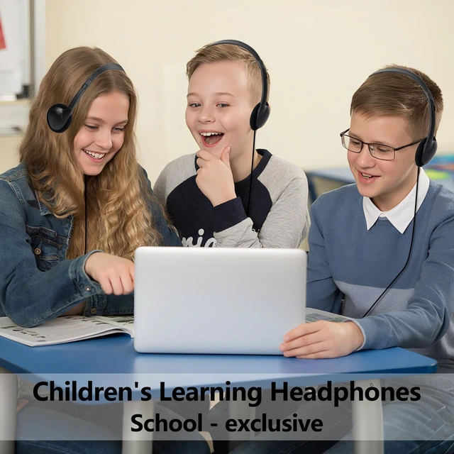 Alt view image 7 of 7 - USB C Headphones Bulk 30 Pack for Classroom School Kids,USB Type C Headphones Class set for Student Children Compatible with Pad Smartphones Tablet Chromebooks Laptops Testing (Black)