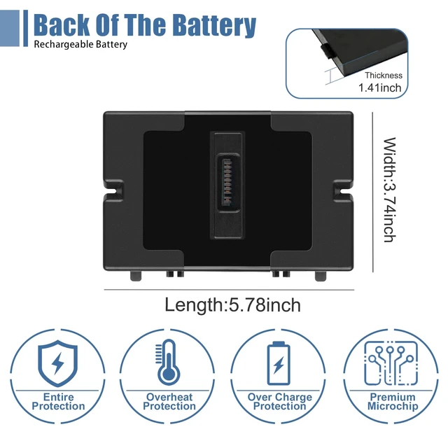 Alt view image 4 of 7 - 789175 078592 Battery Replacement for Bose S1 pro Battery Pack 789175-0100 789175-0110 789175-0010 4INR19/66-2 14.8V 81.4Wh 5500mAh