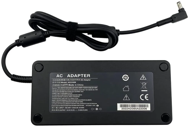 Alt view image 7 of 7 - 330W Ac Adapter 19.5V 16.92A Replacement A20-330P1A Compatible with Acer Predator Helios 300 N20C11 N20C3 N22C3 Laptop Charger