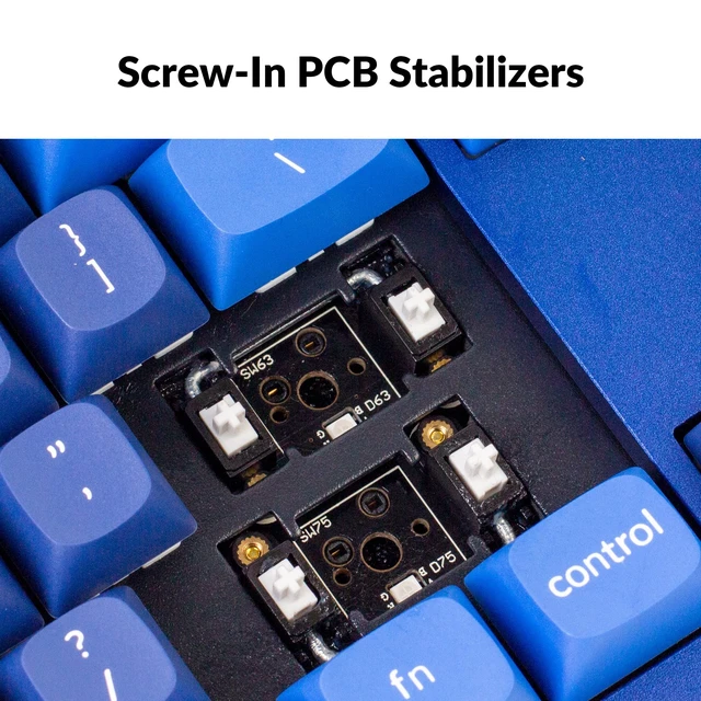 Alt view image 6 of 7 - Q3 RGB Tenkeyless Layout 87-Key QMK/VIA Programmable Macro Hot-swappable Wired Custom Mechanical Keyboard with Gateron G Pro Red Switch Double Gasket Compatible with Mac Windows Linux(Blue)