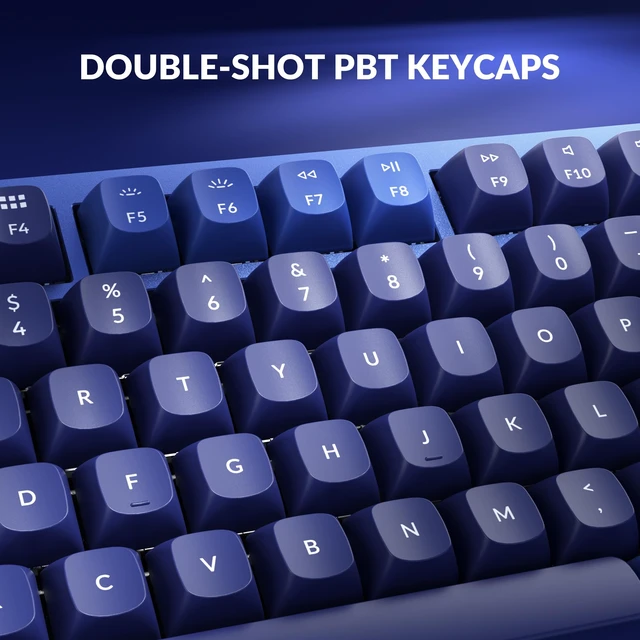 Alt view image 3 of 7 - Q3 TKL Wired Custom Mechanical Keyboard with Knob, Blue Hot-swappable Gateron G Pro Red switches, QMK/VIA programmable, double-gasket design, compatible with Mac, Windows and Linux
