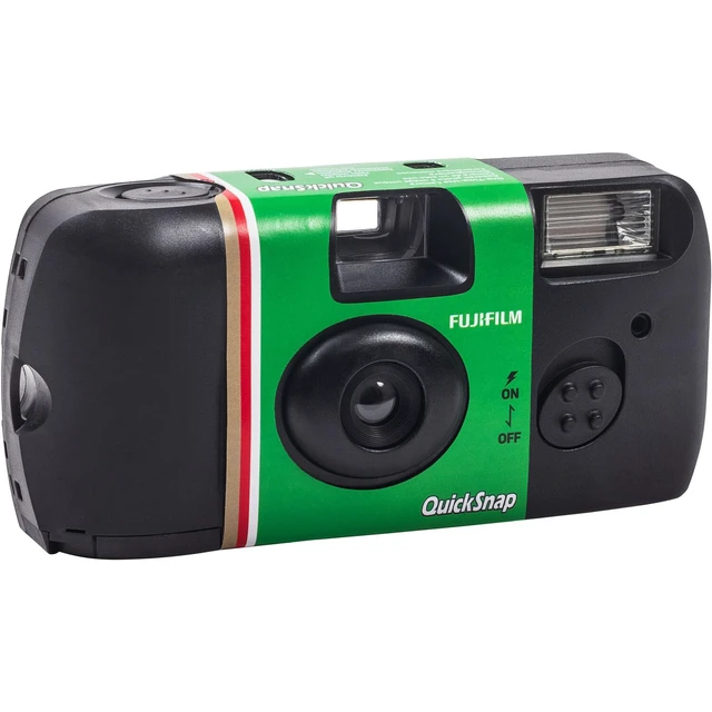 Alt view image 2 of 7 - QuickSnap Flash 400 One-Time-Use Disposable Camera (27 Exposures) 2 Pack with Built-in Flash & 2 Hand Straps ISO 400 Film for Day or Night Shooting