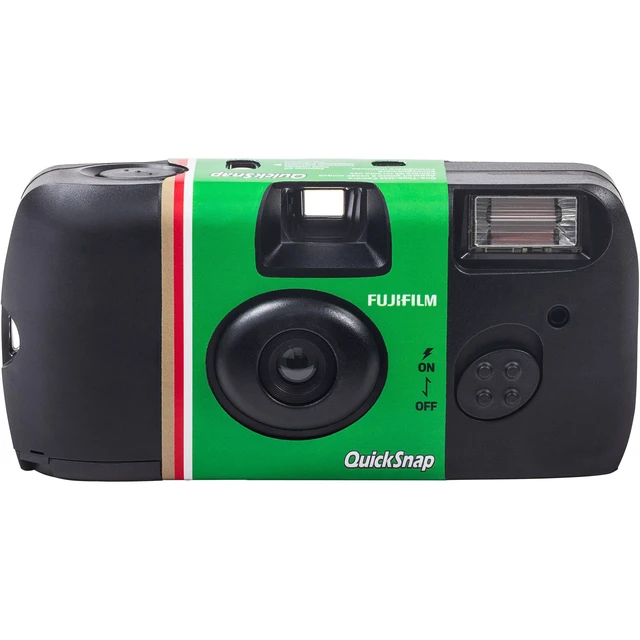 Alt view image 3 of 7 - QuickSnap Flash 400 One-Time-Use Disposable Camera (27 Exposures) 2 Pack with Built-in Flash & 2 Hand Straps ISO 400 Film for Day or Night Shooting