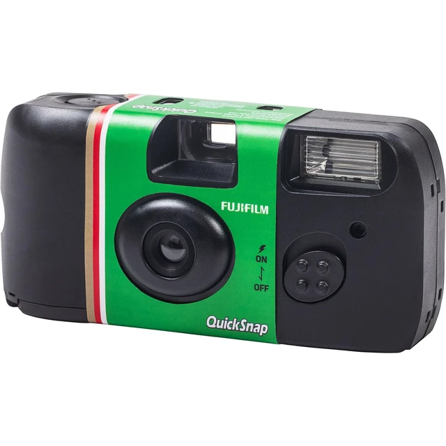 Alt view image 4 of 7 - QuickSnap Flash 400 One-Time-Use Disposable Camera (27 Exposures) 2 Pack with Built-in Flash & 2 Hand Straps ISO 400 Film for Day or Night Shooting