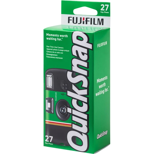 Alt view image 7 of 7 - QuickSnap Flash 400 One-Time-Use Disposable Camera (27 Exposures) 2 Pack with Built-in Flash & 2 Hand Straps ISO 400 Film for Day or Night Shooting