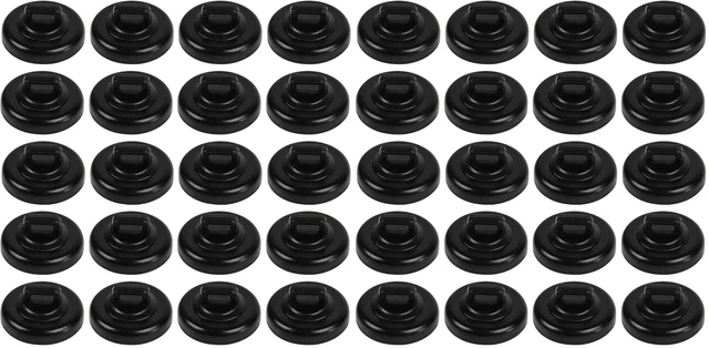 Main image of Magnet Zip Tie Mount Magnetic Zip Ties Mount Base Holder Multipurpose Wire Cable Holder Mount Wire Clips Management for Home Office Marine Electrical Wiring (D23 20Pcs) (Pack of 2)