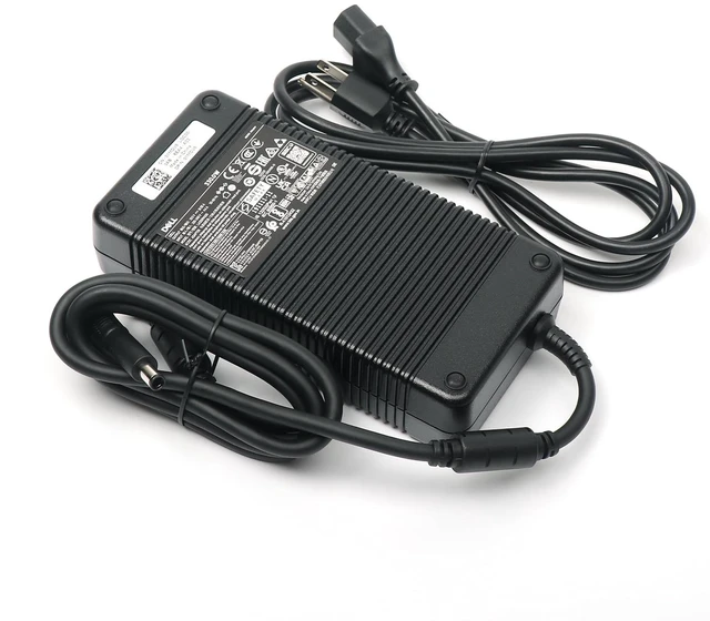 Main image of Laptop Charger 330W Watt Barrel 7.4mm tip AC Power Adapter,Inspiron G15 5530 5535 Inspiron G16 7630 AC Adapter, Black, LA330PM190