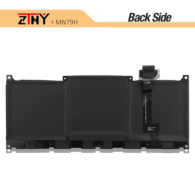 Alt view image 6 of 7 - MN79H Laptop Battery for Dell XPS 9320, XPS 13 9340 9345, XPS 13 Plus 9320 XPS9320-7585SLV-PUS P51G P151G001 P151G002 2FVJM 02FVJM J7H5M 0J7H5M NXRKW 0NXRKW TR7FC Battery Replacement 11.55V 55Wh 3Cell