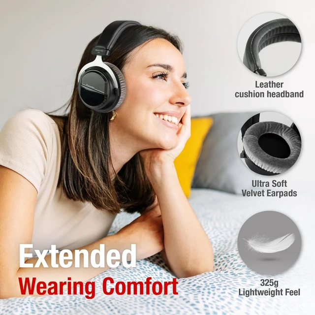 Alt view image 3 of 7 - HD660PRO 32 Closed-Back Studio Headphones for Recording, Black For creators and everyday listeners on laptops, tablets or studio gear; 32 driveability, 40mm drivers and closed-back focus