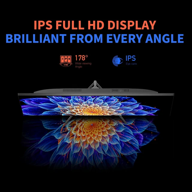 Alt view image 4 of 7 - 24 Inch FHD IPS Gaming Monitor, 180Hz, 1ms, HDMI VGA Ports VESA Compatible, Tilt Adjustable, Borderless Design, Multi-Screen Capability, AMD FreeSync & G-Sync Compatible, Build-in Speakers