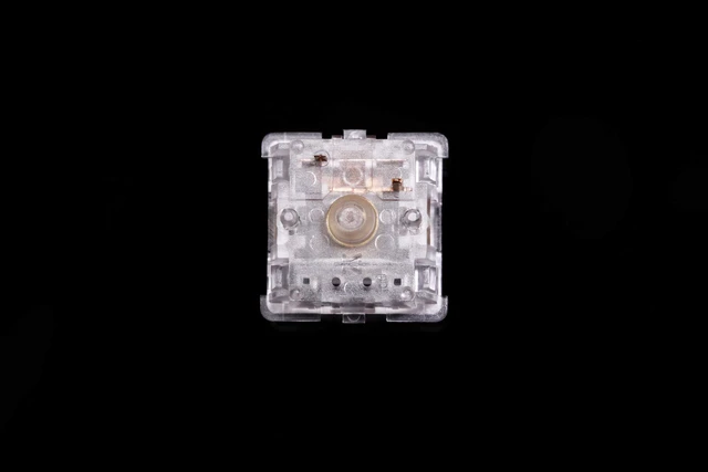 Alt view image 2 of 5 - Everglide EG Aqua King Water King Linear Switch 4pin 5pin RGB 55g 62g 67g Force mx Switch for Mechanical Keyboard 50m Clear Body (X70 PCS, EG 62g Aqua King Switch)