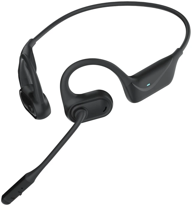 Main image of Open Ear Headphones with Mic, Wireless Headset with Microphone Bluetooth 5.4 Lightweight Noise Cancelling Mute Button, Wireless Headset Earphones for Work, Driving, Home Office, Workouts