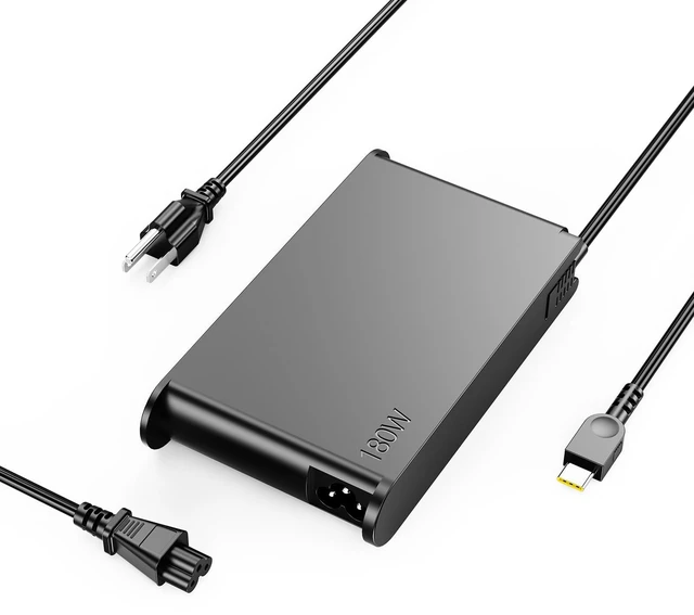 Main image of Slim 180W 36V 5A GaN USB-C AC Charger Compatible with Lenovo ADL180YGSDC3A ADL180YGSCC3A, ThinkPad P16 G3 21RQ 21RR, ThinkPad T16g G3 21V5 21V6, Legion Pro 5 5i 7 7i, Legion 9 Laptop Power Adapter