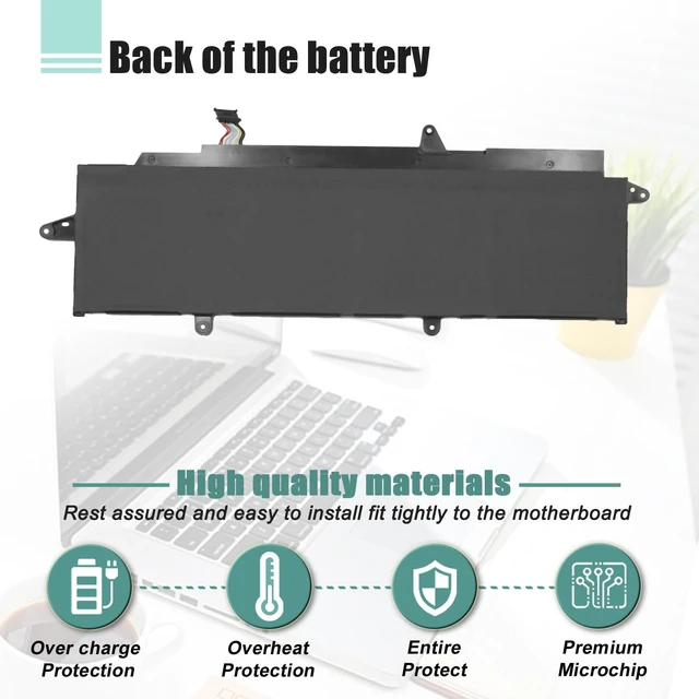Alt view image 5 of 7 - 54.7Wh L20M4P73 L20C4P73 Laptop Battery Replacement for Lenovo ThinkPad X13 Gen2 (2021) X13 Gen3 (2022) Series L20L4P73 L20D4P73 5B10W51818 5B10W51853 15.36V 3564mAh