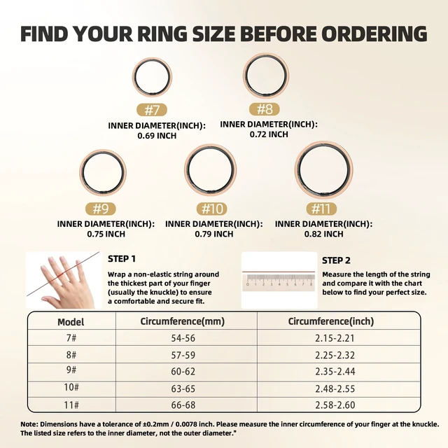 Alt view image 2 of 7 - Frosted Glitter Smart Ring, Fitness & Health Tracker for Women Men No Subscription, Heart Rate, Blood Oxygen, HRV, Skin Temperature, Track Steps and Calories, for Android & iOS, Rose Gold