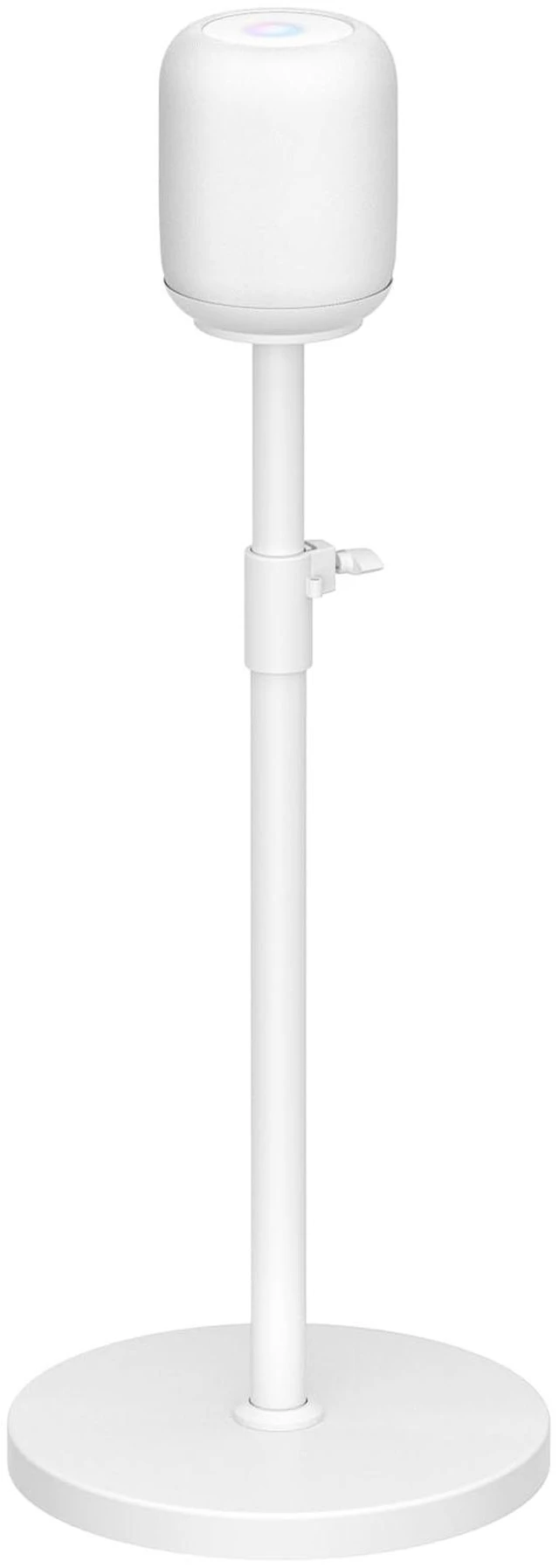Main image of Height Adjustable Speaker Stand for Homepod 1 and Homepod 2 Stand Built-in Cable Management - Heavy-Duty Floor Speaker Stands for HomePod 1st and 2nd Generation Speakers Easy to Install, White